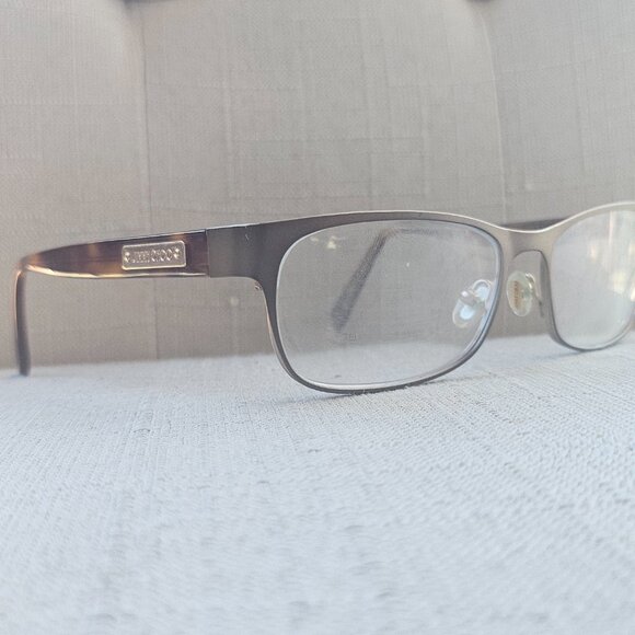 Jimmy Choo Women Eyeglasses Frame Brown Tone ENG 54[]16 135 Glasses made Italy - Picture 2 of 13